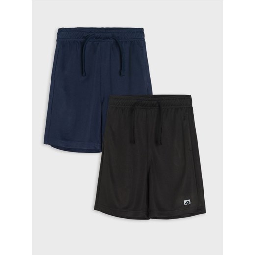 Sinsay - Szorty sportowe 2 pack Active - czarny ze sklepu Sinsay w kategorii Spodenki chłopięce - zdjęcie 184246512
