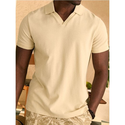 T-shirt męski Sinsay beżowy