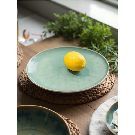 Sinsay - Talerz ceramiczny - zielony ze sklepu Sinsay w kategorii Talerze - zdjęcie 184246713