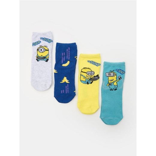 Sinsay - Skarpetki 4 pack Minions - wielobarwny ze sklepu Sinsay w kategorii Skarpetki dziecięce - zdjęcie 184246761