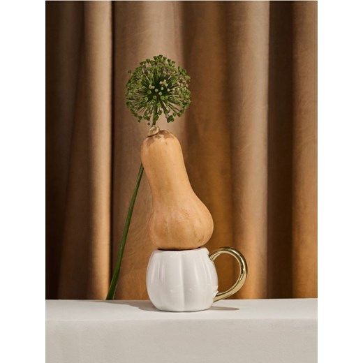 Sinsay - Kubek ceramiczny w kształcie dyni - biały ze sklepu Sinsay w kategorii Kubki - zdjęcie 184246762
