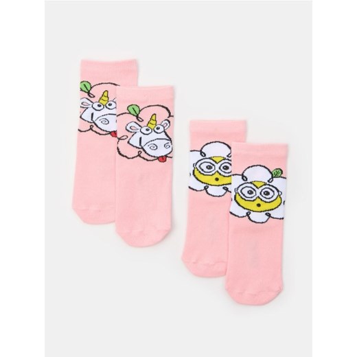 Sinsay - Skarpetki 2 pack Minions - wielobarwny ze sklepu Sinsay w kategorii Skarpetki dziecięce - zdjęcie 184246843