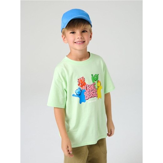 Sinsay - Koszulka Gang Beast - zielony ze sklepu Sinsay w kategorii T-shirty chłopięce - zdjęcie 184246920