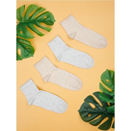 Sinsay - Skarpetki 4 pack - wielobarwny ze sklepu Sinsay w kategorii Skarpetki damskie - zdjęcie 184247071