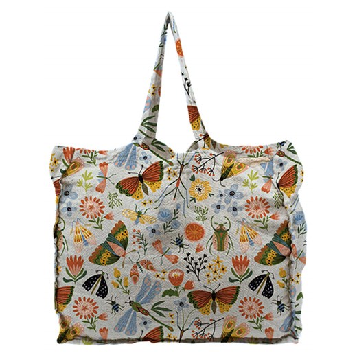 Folkifreckles Shopper bag &quot;Bugs&quot; ze wzorem - 42 x 36 x 12 cm ze sklepu Limango Polska w kategorii Torby i walizki dziecięce - zdjęcie 184247440