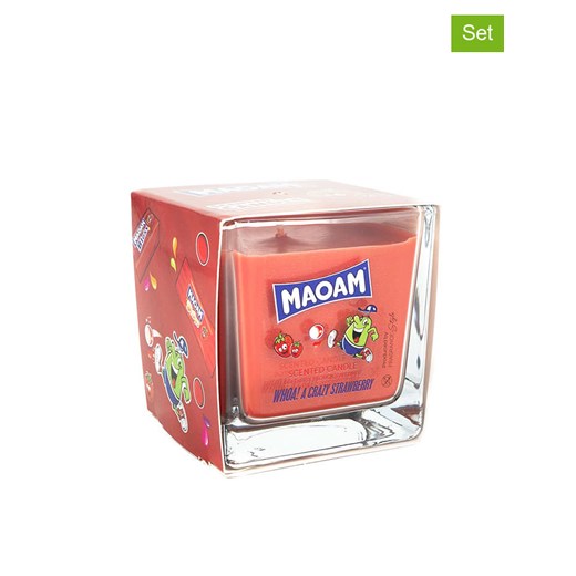 Haribo Świece zapachowe (2 szt.) &quot;Crazy Strawberry&quot; - 2 x 200 g ze sklepu Limango Polska w kategorii Świece i dyfuzory - zdjęcie 184247753