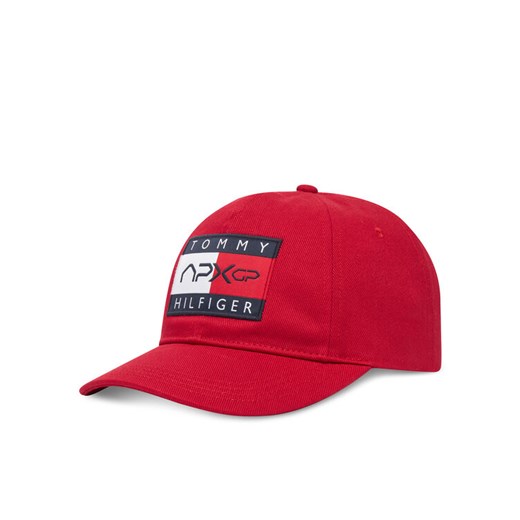 Czapka z daszkiem Tommy Hilfiger F1 Movie AM0AM13966 Czerwony ze sklepu eobuwie.pl w kategorii Czapki z daszkiem męskie - zdjęcie 184248011