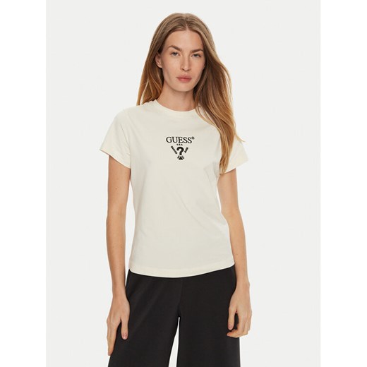 Guess T-Shirt Colette V4YI21 KCDH1 Biały Regular Fit Guess L MODIVO