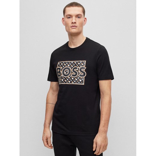 Boss T-Shirt 50489334 Czarny Regular Fit ze sklepu MODIVO w kategorii T-shirty męskie - zdjęcie 184248380