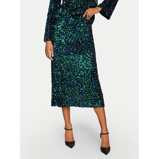 Vila Spódnica midi Faith 14102263 Zielony Regular Fit Vila S MODIVO