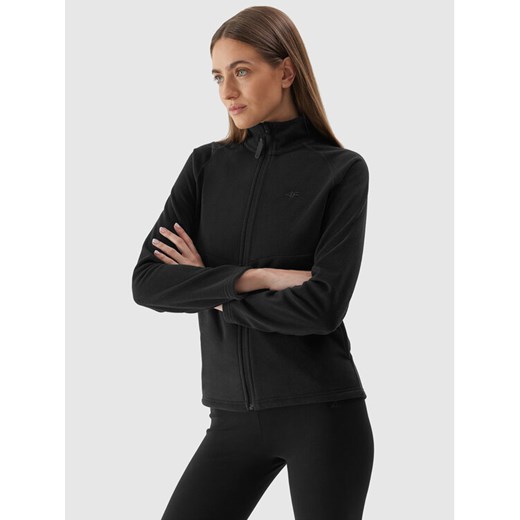 4F Polar 4FAW23TFLEF146 Czarny Regular Fit ze sklepu MODIVO w kategorii Bluzy damskie - zdjęcie 184248493