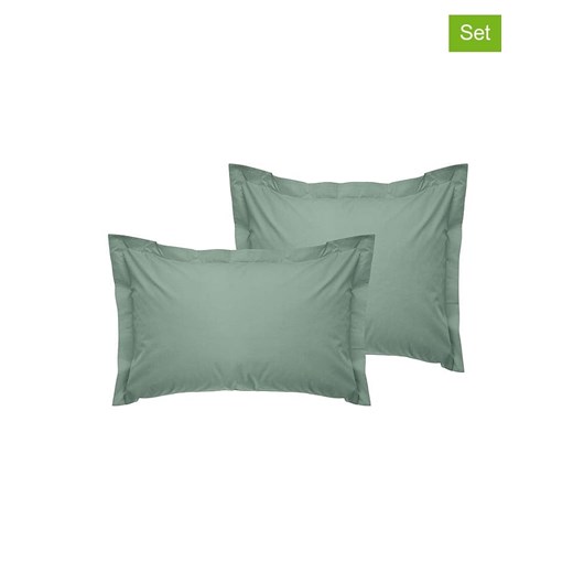 MIX&amp;MATCH Poszewki renforcè (2 szt.) w kolorze jasnozielonym na poduszkę ze sklepu Limango Polska w kategorii Poduszki dekoracyjne - zdjęcie 184249582