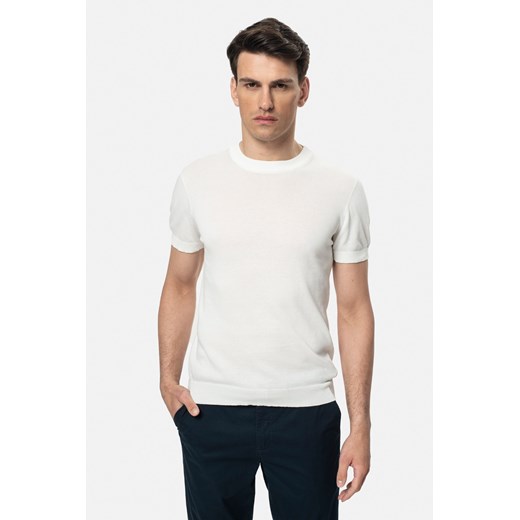 T SHIRT WILLOW ECRU Z BAWEŁNY ze sklepu Recman w kategorii T-shirty męskie - zdjęcie 184249983