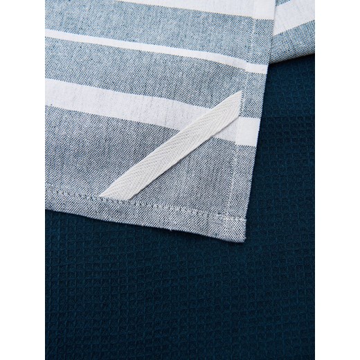 Sinsay - Ścierki kuchenne 3 pack - niebieski Sinsay One Size Sinsay