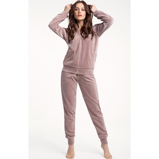 Damski dres welurowy mocca 309, Kolor mocca, Rozmiar L, Luna ze sklepu Primodo w kategorii Dresy damskie - zdjęcie 184251013