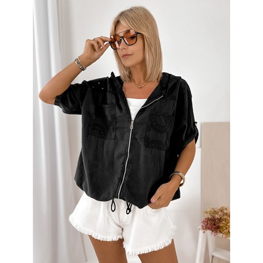 bluza aurhona czarna one size ze sklepu UBRA w kategorii Bluzy damskie - zdjęcie 184251363