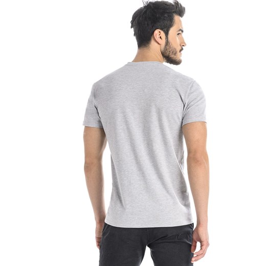 Dany V t-shirt męski bawełniany, Kolor szary, Rozmiar 3XL, Teyli ze sklepu Intymna w kategorii T-shirty męskie - zdjęcie 184251941