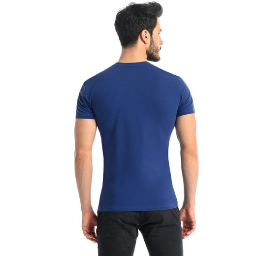 Dany V t-shirt męski bawełniany, Kolor jeans, Rozmiar 3XL, Teyli ze sklepu Intymna w kategorii T-shirty męskie - zdjęcie 184251944