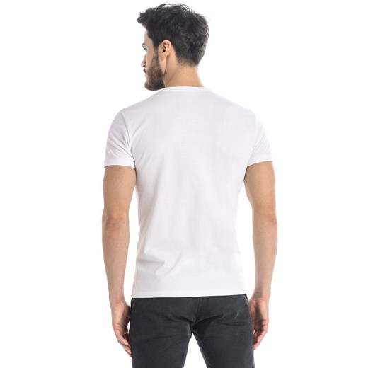 Dany V t-shirt męski bawełniany, Kolor biały, Rozmiar 3XL, Teyli ze sklepu Intymna w kategorii T-shirty męskie - zdjęcie 184251950