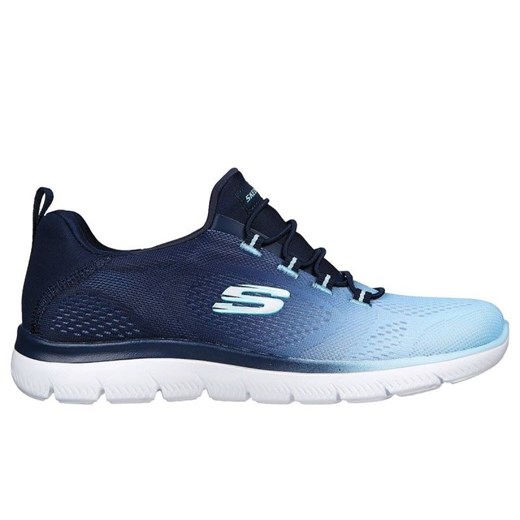 Buty Skechers Summer Bright Charmer 149536 Nvy niebieskie ze sklepu ButyModne.pl w kategorii Buty sportowe damskie - zdjęcie 184252030