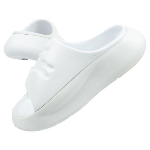 Klapki Lacoste Serve Slide 0421G białe ze sklepu ButyModne.pl w kategorii Klapki damskie - zdjęcie 184252032