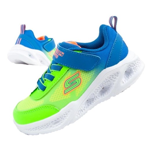 Buty Skechers S Lights  401495N/BLLM niebieskie ze sklepu ButyModne.pl w kategorii Buty sportowe dziecięce - zdjęcie 184252060