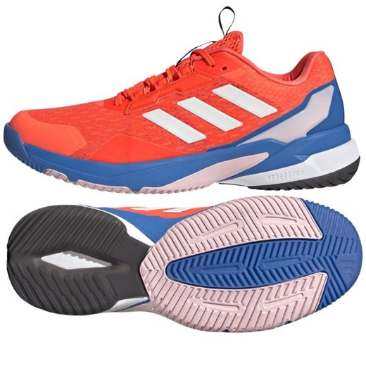 Buty do siatkówki adidas Crazyflight 6 HP7033 pomarańczowe ze sklepu ButyModne.pl w kategorii Buty sportowe męskie - zdjęcie 184252112