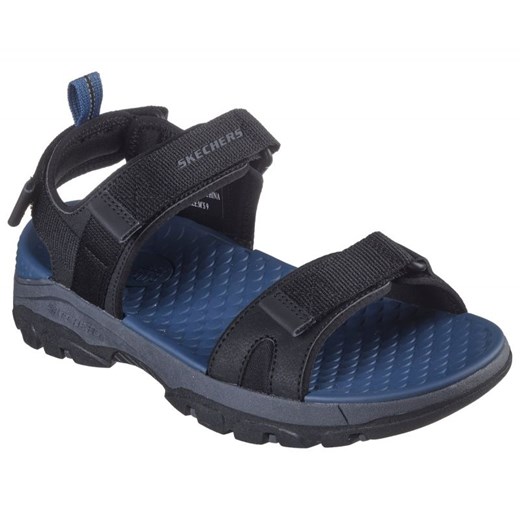 Sandały Skechers Relaxed Fit: Tresmen – Ryer M 205112-BLK czarne ze sklepu ButyModne.pl w kategorii Sandały męskie - zdjęcie 184252154
