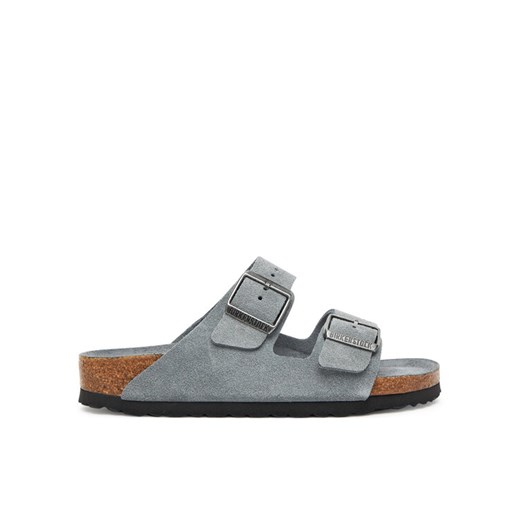 Klapki Birkenstock Arizona Sfb 1030912 Szary ze sklepu eobuwie.pl w kategorii Klapki damskie - zdjęcie 184252652