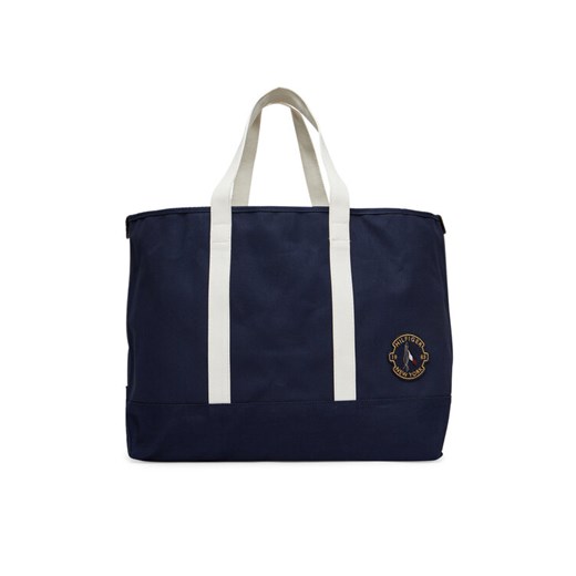 Torebka Tommy Hilfiger Th Summer Tote AM0AM13557 Granatowy ze sklepu eobuwie.pl w kategorii Torby Shopper bag - zdjęcie 184252672
