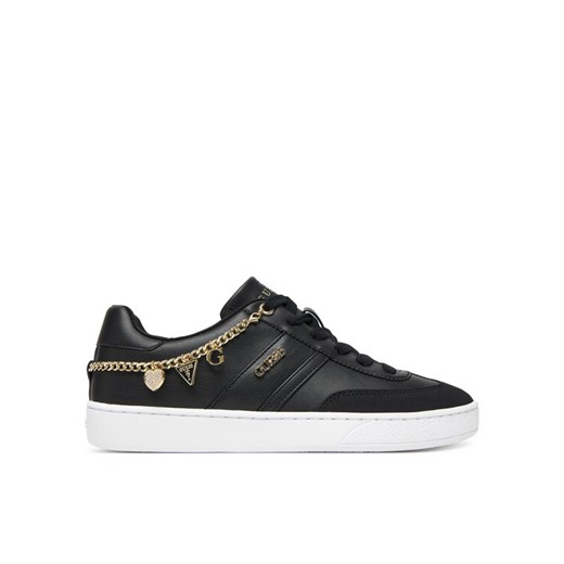 Sneakersy Guess FLTNAO LEA12 Czarny ze sklepu eobuwie.pl w kategorii Buty sportowe damskie - zdjęcie 184252700