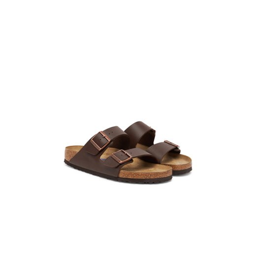Klapki Birkenstock Arizona Sfb 451161 Brązowy 40 eobuwie.pl