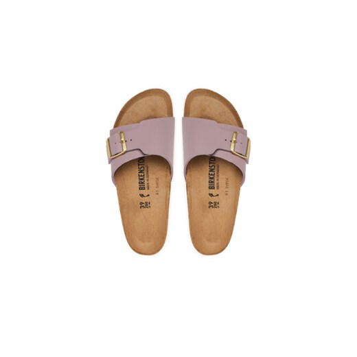 Klapki damskie BIRKENSTOCK bez zapięcia casual płaskie 
