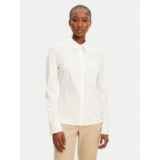 BOSS Koszula Bronta 50543691 Écru Regular Fit ze sklepu MODIVO w kategorii Koszule damskie - zdjęcie 184253202
