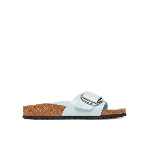 Birkenstock Klapki Madrid Big Buckle Hex 1030364 Błękitny ze sklepu MODIVO w kategorii Klapki damskie - zdjęcie 184253234