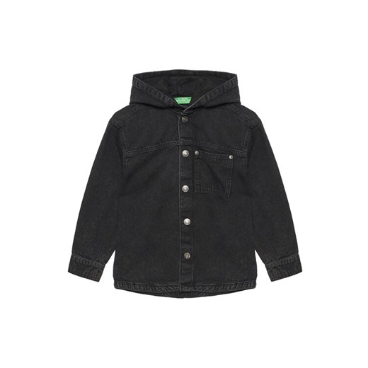 United Colors Of Benetton Koszula jeansowa 5PWACQ03X Szary Regular Fit ze sklepu MODIVO w kategorii Koszule chłopięce - zdjęcie 184253250