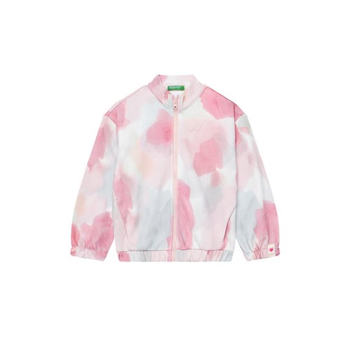 United Colors Of Benetton Bluza 35UJG503S Różowy Regular Fit ze sklepu MODIVO w kategorii Bluzy dziewczęce - zdjęcie 184253253