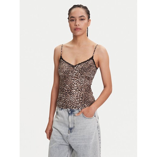 Miss Sixty Top 6S1SJ54300 Brązowy Slim Fit ze sklepu MODIVO w kategorii Bluzki damskie - zdjęcie 184253254