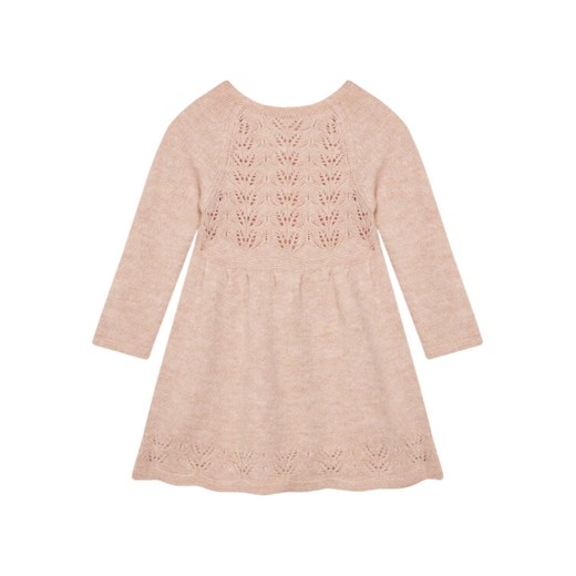 United Colors Of Benetton Sukienka dzianinowa 1055GV001 Różowy Regular Fit ze sklepu MODIVO w kategorii Sukienki dziewczęce - zdjęcie 184253271