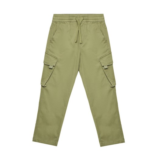 United Colors Of Benetton Spodnie materiałowe 4TCGCF049 Zielony Regular Fit ze sklepu MODIVO w kategorii Spodnie chłopięce - zdjęcie 184253303