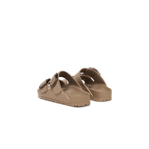 Klapki damskie BIRKENSTOCK na płaskiej podeszwie na lato bez zapięcia 