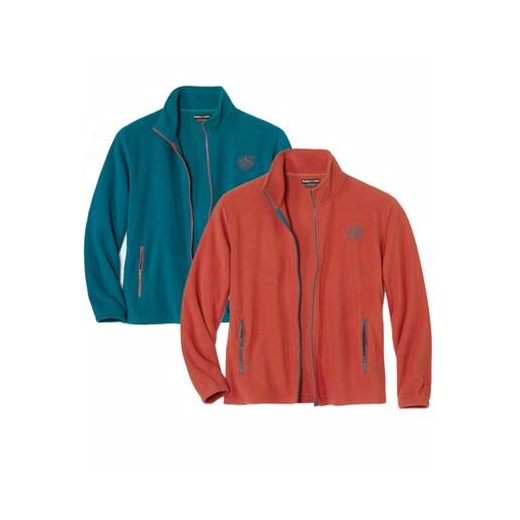 Zestaw 2 outdoorowych bluz z mikropolaru ze sklepu Atlas For Men w kategorii Bluzy męskie - zdjęcie 184254230