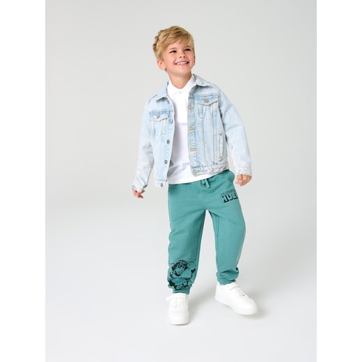 Sinsay - Spodnie dresowe Hulk - zielony Sinsay 98 (2-3 l) Sinsay