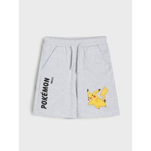 Sinsay - Szorty Pokémon - szary ze sklepu Sinsay w kategorii Spodenki chłopięce - zdjęcie 184255244
