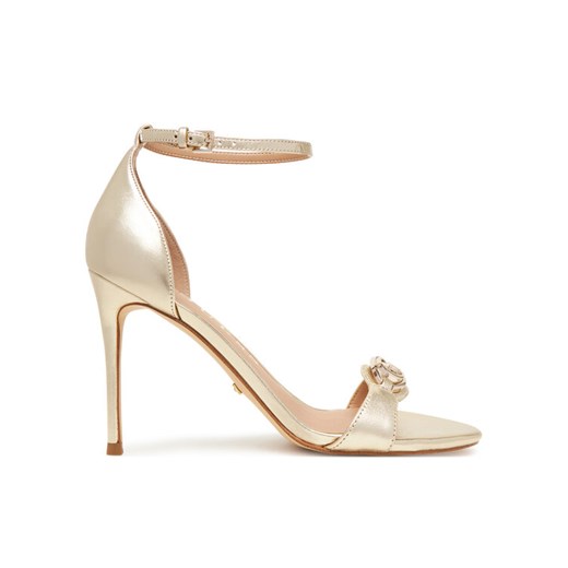 Sandały Guess FLTKAB LEM03 Złoty ze sklepu eobuwie.pl w kategorii Sandały damskie - zdjęcie 184255411