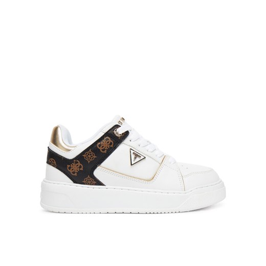 Guess Sneakersy FLTDEL FAL12 Biały ze sklepu MODIVO w kategorii Buty sportowe damskie - zdjęcie 184255841