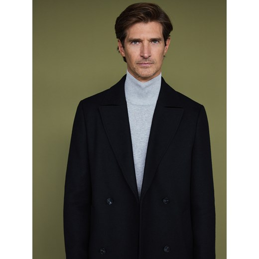 Reserved - Bawełniany sweter z golfem - jasnoszary Reserved XL okazja Reserved