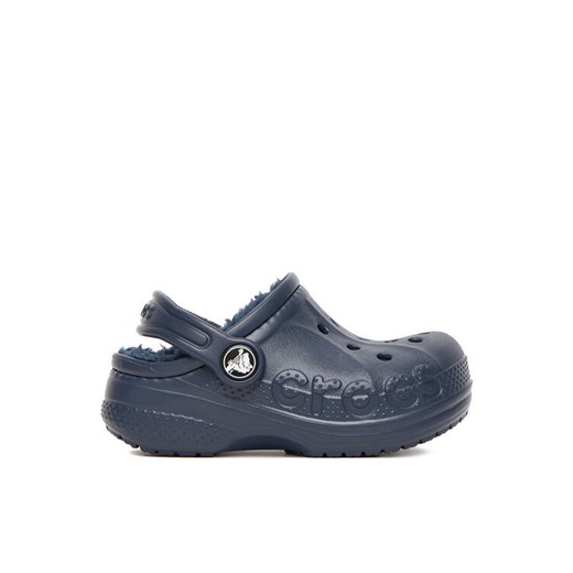 Crocs Klapki C-BAYA LINED CLOG T 207501-463 Granatowy ze sklepu MODIVO w kategorii Klapki dziecięce - zdjęcie 184256760