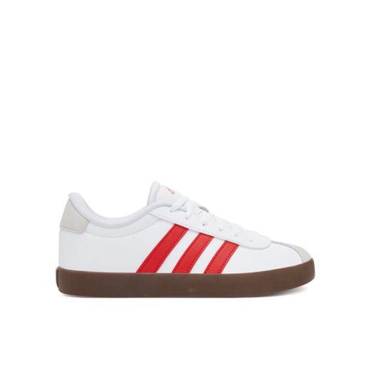adidas Sneakersy VL COURT 3.0 K IH3484 Biały ze sklepu MODIVO w kategorii Buty sportowe dziecięce - zdjęcie 184256770