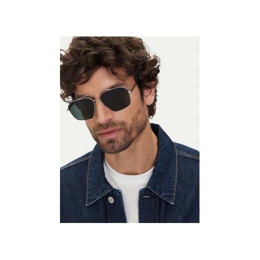 Jack&Jones Okulary przeciwsłoneczne Jacryder 12184899 Srebrny OS MODIVO